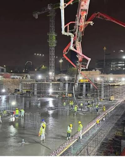 Night Pour Operations - Shakti RMC